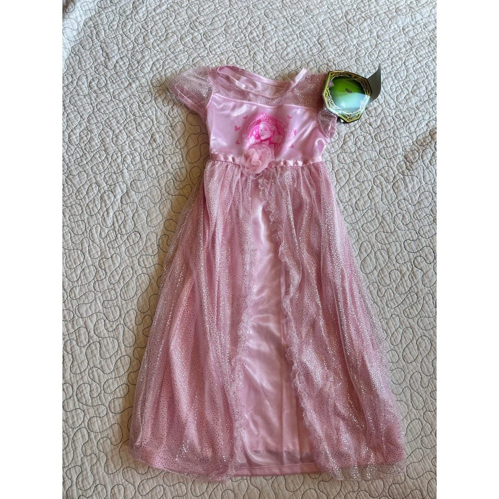 Wicked Movie Glinda Pink Glitter Tulle Pajamas Girls Size‎ 3T
